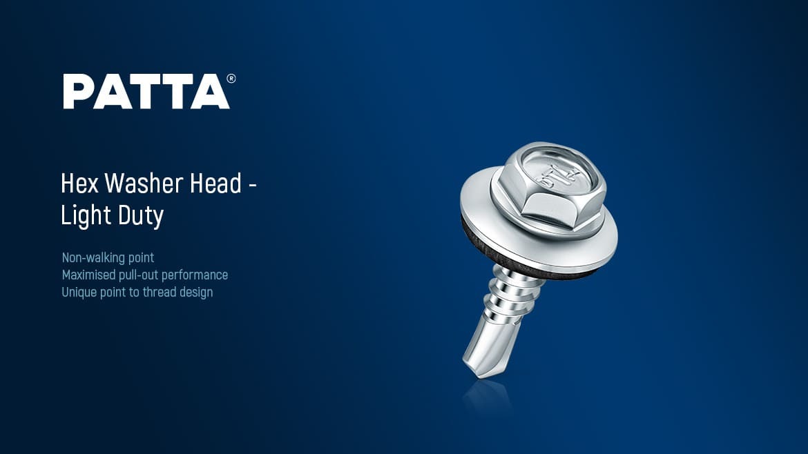 Cabeça Hexagonal com Arruela Uso Leve