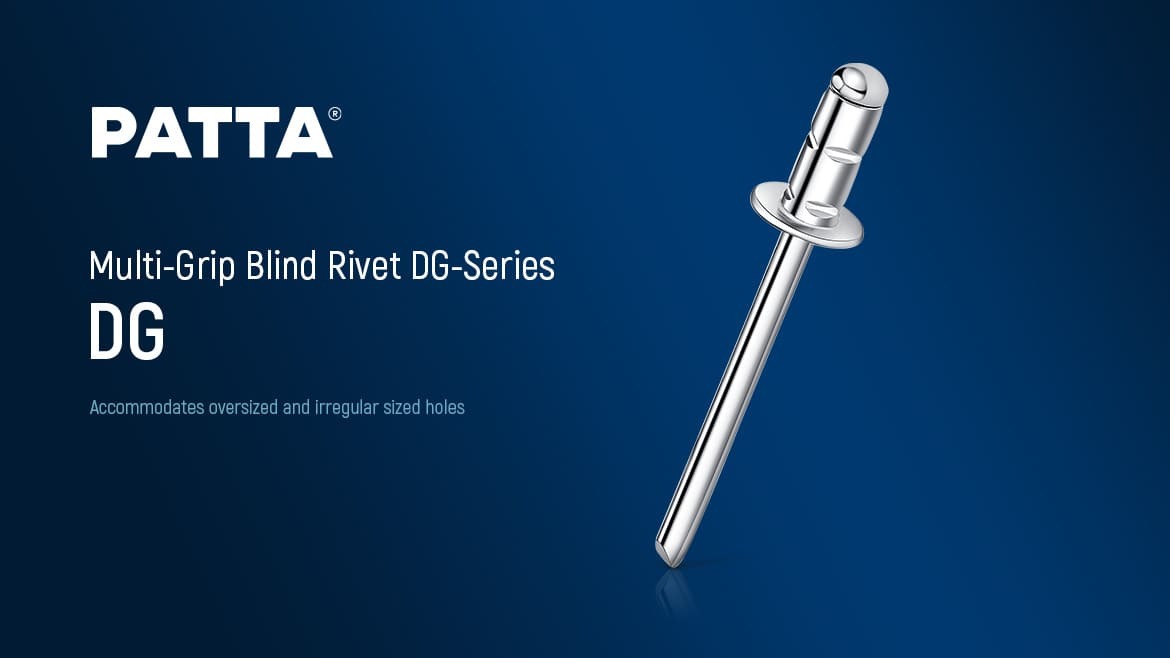 Rebite de Fixação Multi-Grip Série DG DG Rebites Cegos