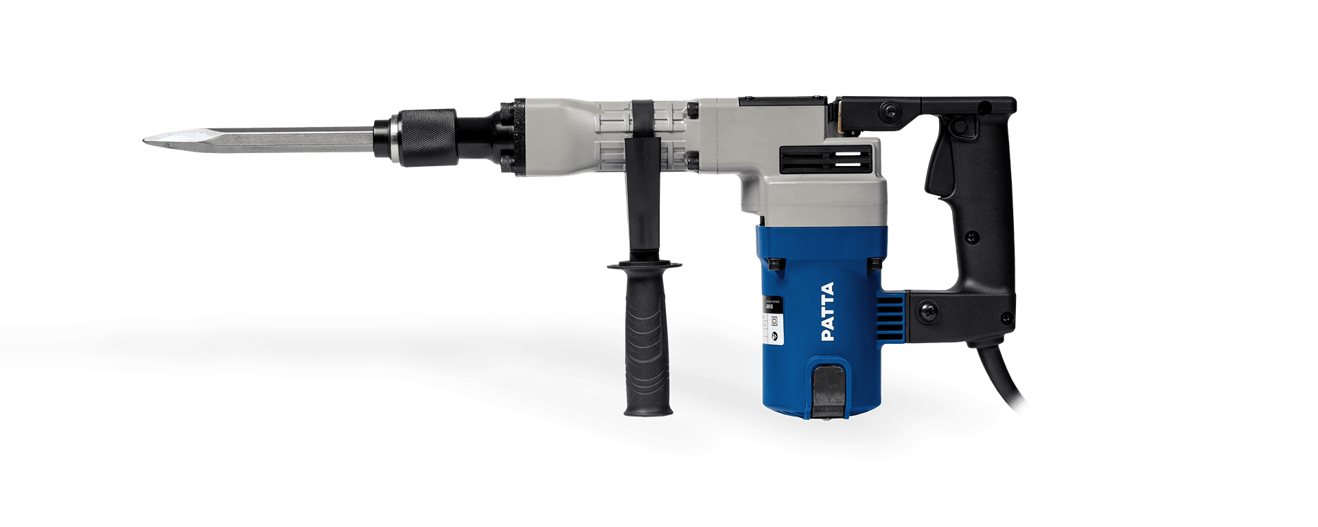 Equipado com um botão de controle de segurança