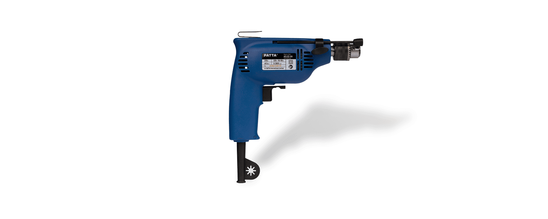 High torque, equipped with a continuous drilling button for more effortless operation